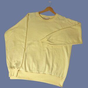 Vintage, sunny yellow crewneck (size XL!)